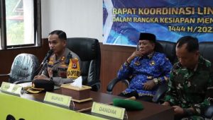 Pimpin Rakor Ops Ketupat, Kapolres Soppeng Minta PUPR Rapikan Jalan Rusak