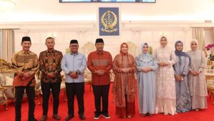 Asrul Sani Bersama Forkopimda Palopo Hadiri Open House di Rujab Pj Gubernur Sulsel
