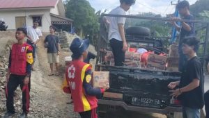 PMR SMAN 2 Pamona Selatan Poso Salurkan Bantuan Korban Banjir Bandang di Luwu