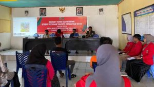 Babinsa Koramil Bone-bone Hadiri Ramah Tamah Mahasiswa KKN STISIP Veteran Palopo