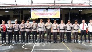 Akhir Masa Jabatan, Kanit Binmas Polsek Wara Utara Dapat Kenaikan Pangkat Dari Aiptu ke Ipda