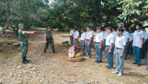 Danpos Kecamatan Tana Lili Lakukan Seleksi Paskibra di 3 Sekolah