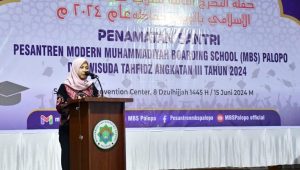49 Santri Ikut Penamatan Muhammadiyah Boarding School di Gedung SCC Palopo