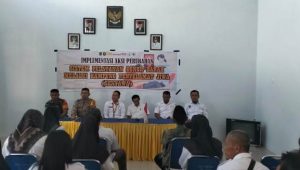 Menuju Kampung Penyelamat Jiwa, Serda Satriawan Hadiri Sosialisasi Implementasi  Pelayanan Donor Darah