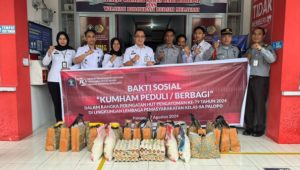 Hari Pengayoman Ke-79, Lapas Palopo Bagikan Bantuan Sosial