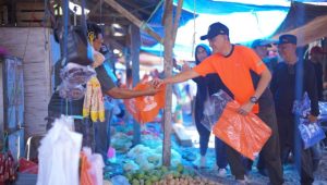 Blusukan ke Pasar Cilallang, Agussalim Dengar Langsung Keluhan Masyarakat