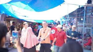 Agussalim Berkunjung Ke Pasar Padang Sappa, Pedagang Teriak Harapan Baru Untuk Luwu