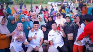 Pasangan Agus-Win Janji Ubah Lapangan  Pangi Jadi Tempat Jogging