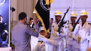 HUT Ke-73, Irjen Sandi Nugroho Pimpin Peresmian Pataka Divisi Humas Polri