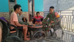 Babinsa Koramil Bone-bone Adakan Anjangsana untuk Pererat Silaturahmi dan Komunikasi