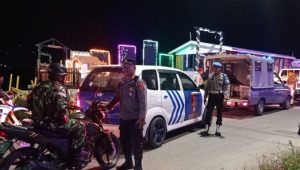 Jelang Pilkada, Gabungan Personil TNI,Polri  dan Satpol Gelar Apel Patroli Skali Besar