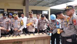 100 Senpi Milik Personil di Cek Langsung Kapolres Palopo, Ini Tujuannya