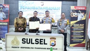 Perkuat Penegakan Hukum, PT Masmindo Bersama Polda Sulsel Teken Nota Kesepahaman
