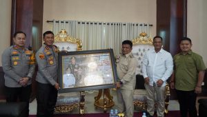 Pj Bupati Muh Saleh Dampingi Kunjungan Kerja Kapolda Sulsel di Mapolres Luwu