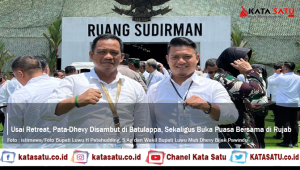 Usai Retreat, Pata-Dhevy Disambut di Batulappa, Sekaligus Buka Puasa Bersama di Rujab