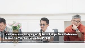 Usai Peninjauan di Lapangan, Pj Sekda Palopo Gelar Pertemuan dengan Tim Verifikasi Lapangan BNPB RI