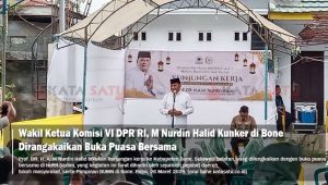 Wakil Ketua Komisi VI DPR RI, M Nurdin Halid Kunker di Bone Dirangakaikan Buka Puasa Bersama