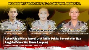 Akbar Faisal Minta Kapolri Usut Tuntas Pelaku Penembakan Tiga Anggota Polri