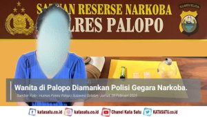 Wanita di Palopo Diamankan Polisi Gegara Narkoba