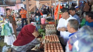 Sidak Pasar Cilallang, Bupati Luwu Pastikan Kestabilan Harga Pangan Jelang Idul Fitri