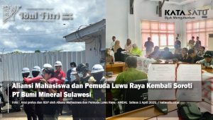 Aliansi Mahasiswa Dan Pemuda Luwu Raya Kembali Soroti PT Bumi Mineral Sulawesi