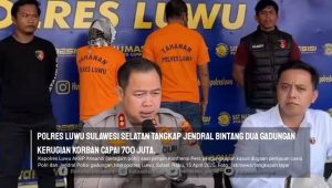 Polres Luwu Tangkap Jendral Bintang Dua Gadungan, Kerugian Korban Capai 700 Juta
