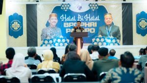 Pj Wali Kota Palopo Hadiri Halal Bihalal PHRI di Hotel Harapan