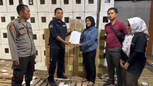 Logistik Surat Suara PSU Pilwalkot Palopo 2025 Tiba, KPU Siap Lakukan Penyortiran