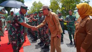 Pangdam XIV/Hasanuddin Kunjungi Kodim 1403 Palopo, Tegaskan Dukungan Program Makan Bergizi Gratis