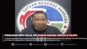 Pengejaran Empat Bulan, DPO Bandar Narkoba Dibekuk di Kota Palopo