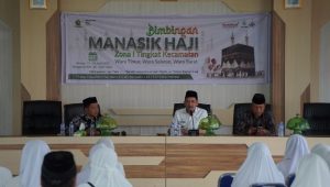 Pj Wali Kota Palopo Hadiri Bimbingan Manasik Haji bagi 105 Jamaah Calon Haji