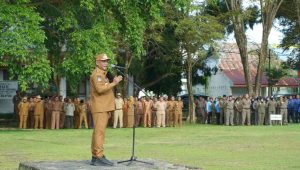 Hari Pertama Kerja Usai Lebaran, Pemkab Luwu Gelar Apel Bersama dan Hala Bihalal