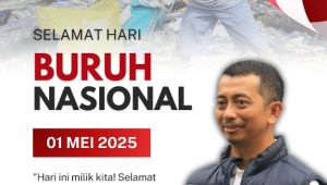 Kepala Dinas Lingkungan Hidup Palopo Ucapkan Selamat Hari Buruh Internasional 2025