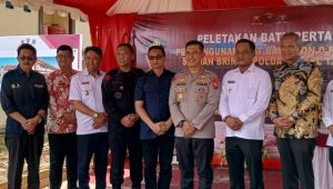 Pj Sekda Palopo Hadiri Peletakan Batu Pertama Pembangunan Rusun Batalyon D Pelopor Brimob Polda Sulsel