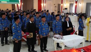Kepala Kemenag Palopo Hadiri Pelantikan PPPK Tahap I Formasi 2024 Secara Virtual