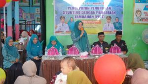 Ketua TP-PKK Luwu Kunjungi Posyandu Raflesia, Soroti Tingginya Angka Stunting di Desa Bassiang Timur