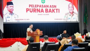 Pj Wali Kota Palopo Gelar Acara Pelepasan ASN Purna Bakti