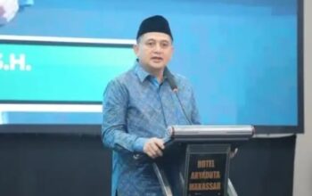 Wali Kota Makassar dalam sambutannya di acara silaturahmi regional KAHMI (10/10/2025)
