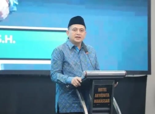 Wali Kota Makassar dalam sambutannya di acara silaturahmi regional KAHMI (10/10/2025)