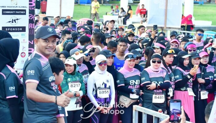 Wakil Walikota Akhmad Syarifuddin Lepas 500 Peserta BNB Palopo Run 2025