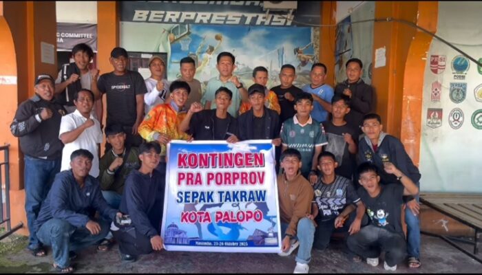 KONI Palopo Lepas 12 Atlet Takraw ke Ajang Pra Porprov Sulsel di Luwu Utara