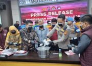 Polres Berau musnahkan sabu-sabu (dok: katasatu)