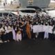Aksi unjuk rasa tenaga kesehatan Sulawesi Selatan di Fly Over Kota Makassar