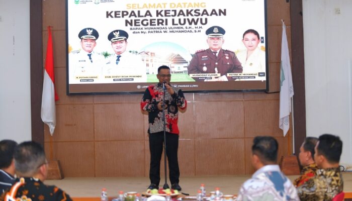 Bupati Patahudding : Kehadiran Kajari Baru Bawa Energi Positif bagi Luwu